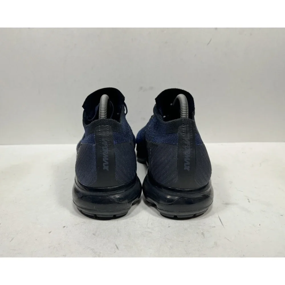 Nike Air VaporMax Flyknit Shoes Mens Size 9 Midnight College Navy 849558-400